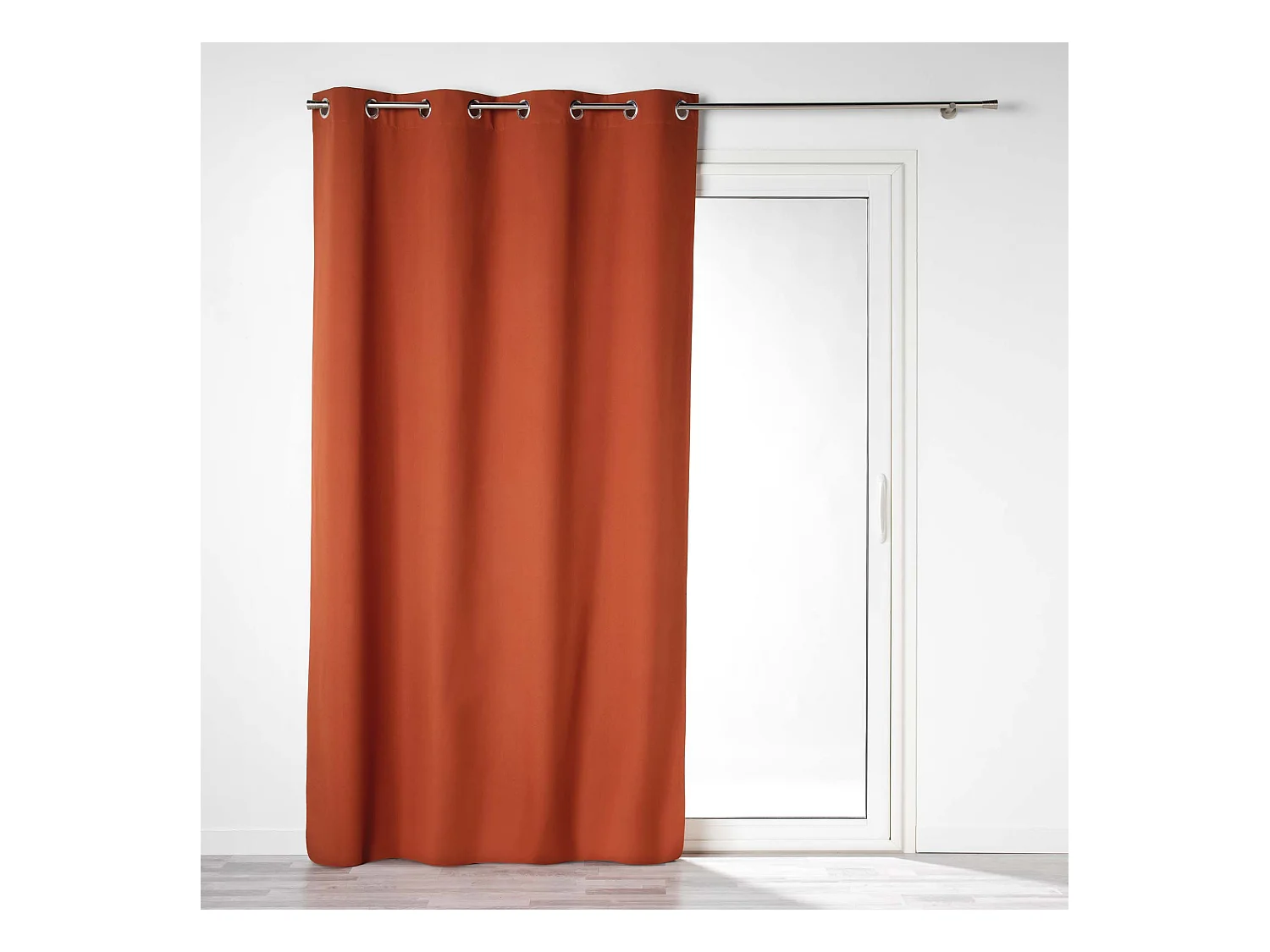 Rideau Occultant "Obscure" 140x260cm Terracotta