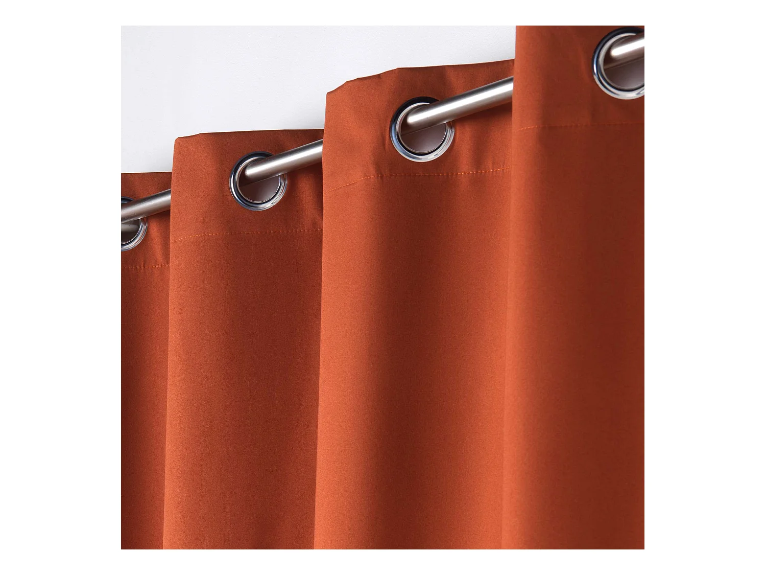 Rideau Occultant "Obscure" 140x260cm Terracotta