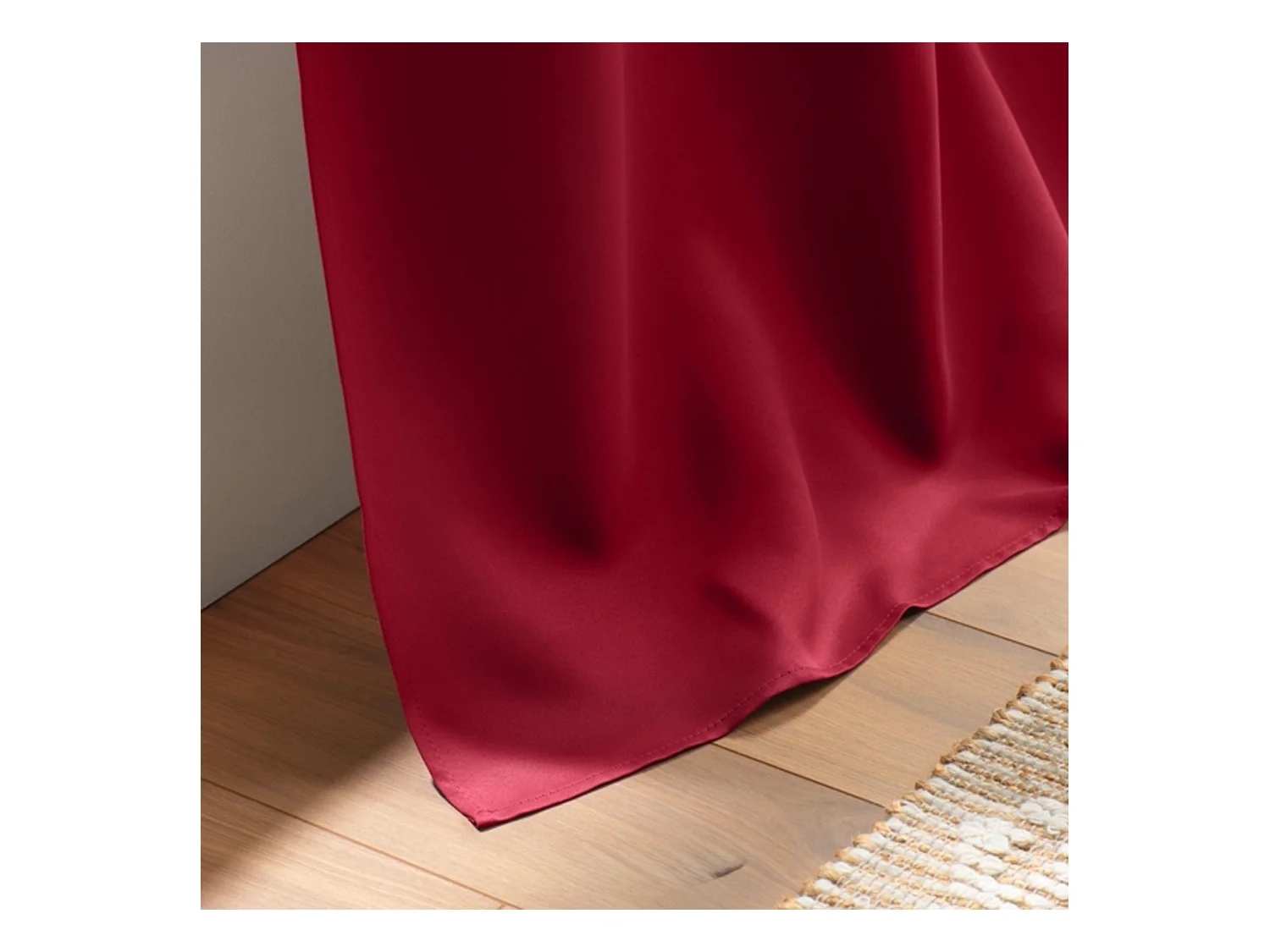 Rideau Occultant "Noche" 140x240cm Carmin