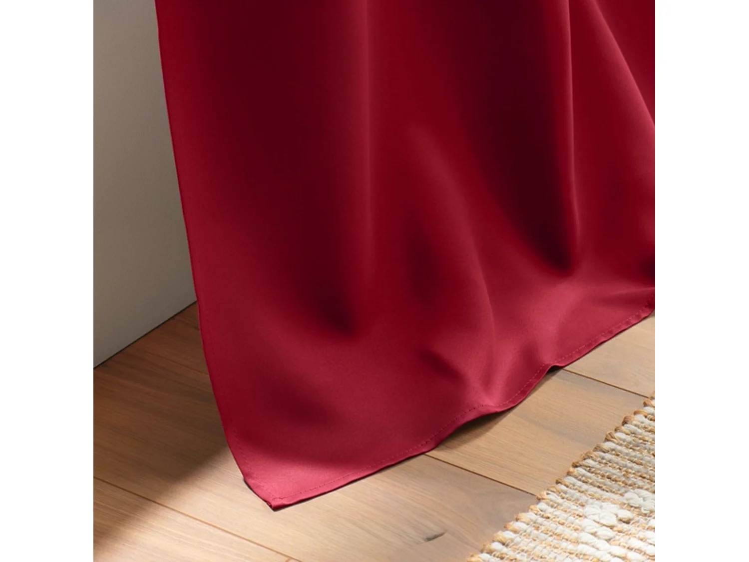 Rideau Occultant "Noche" 140x240cm Carmin