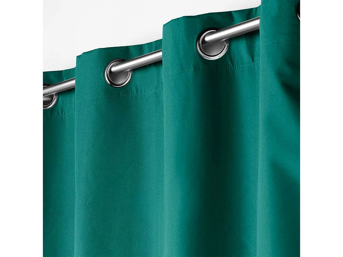 Rideau Occultant "Obscure" 140x260cm Émeraude