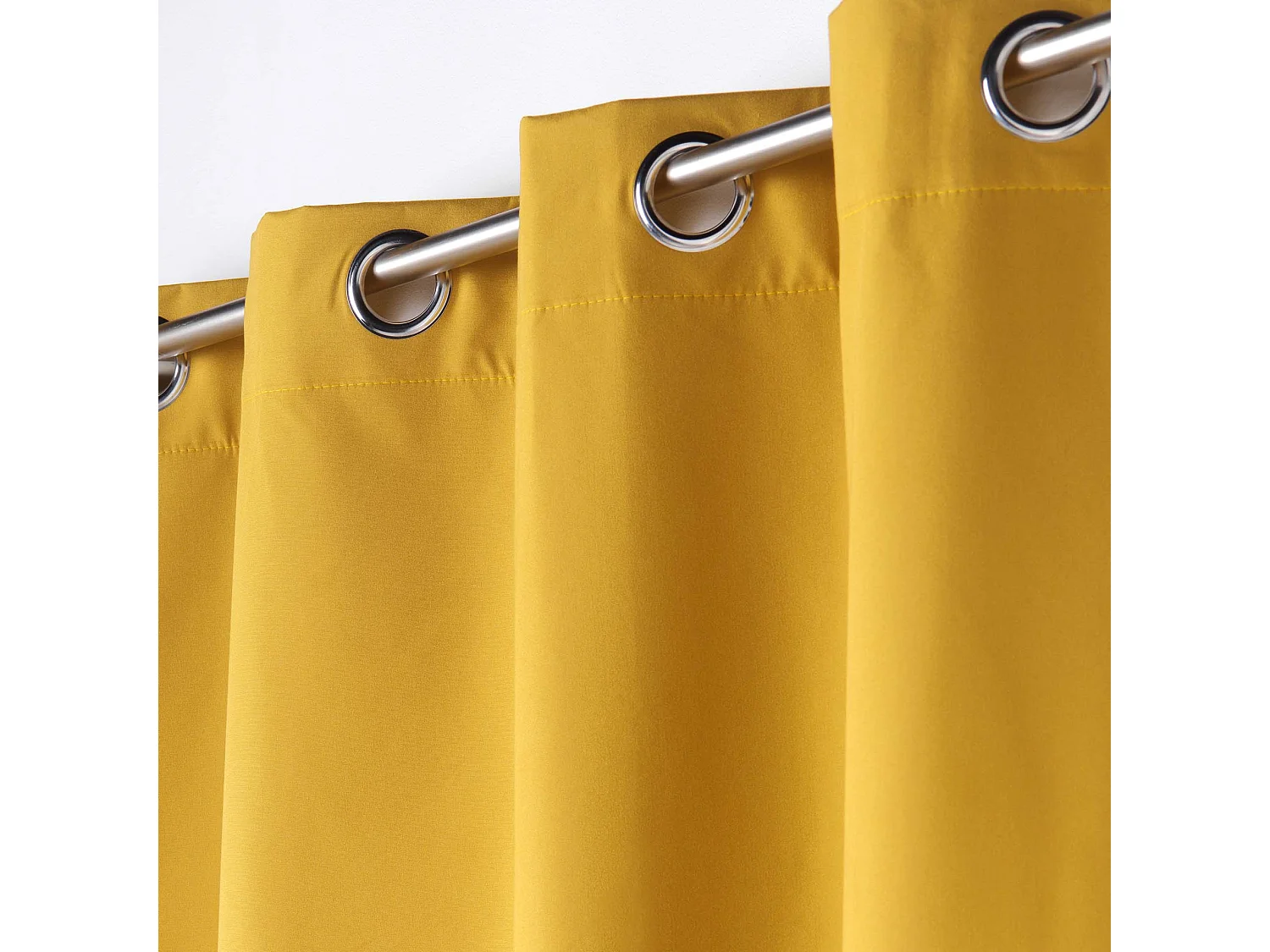 Rideau Occultant "Obscure" 140x260cm Jaune