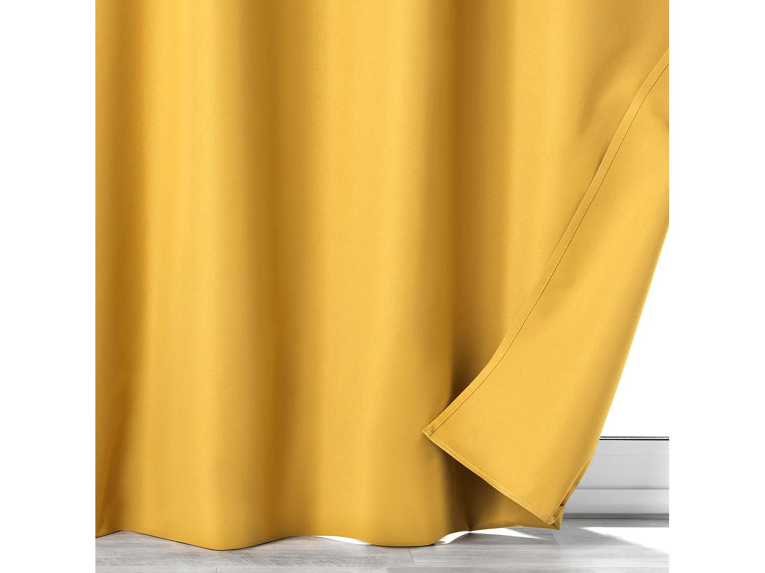 Rideau Occultant "Obscure" 140x260cm Jaune