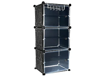 Hconfortxl-meuble à Chaussures  44,5 X 93 X 30 Cm Noir