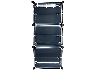 Hconfortxl-meuble à Chaussures  44,5 X 93 X 30 Cm Noir