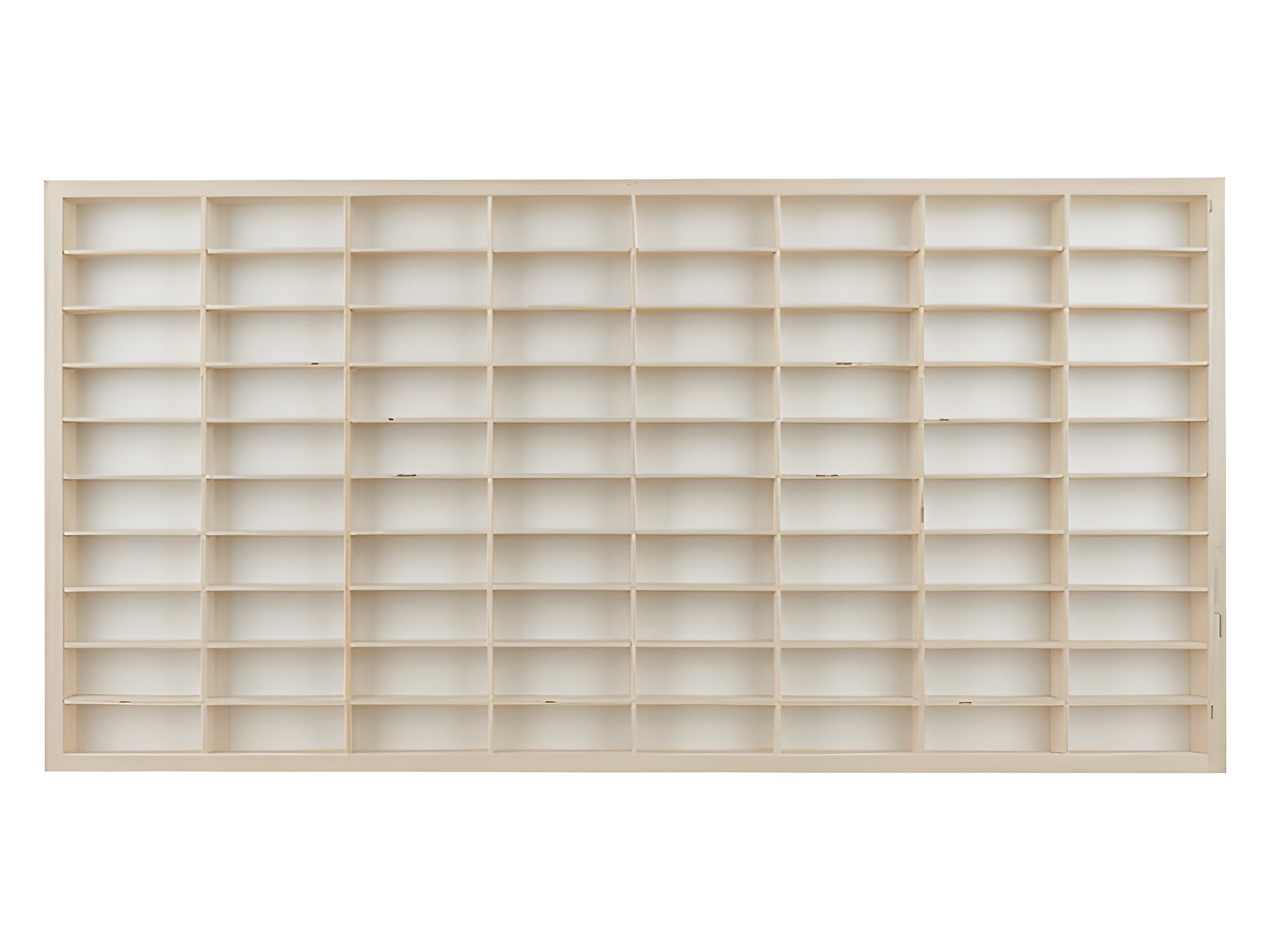 Étagère En Bois 92 Compartiments Pour Voitures Jouets - 50x78.8cm - Rangement Collection Enfants
