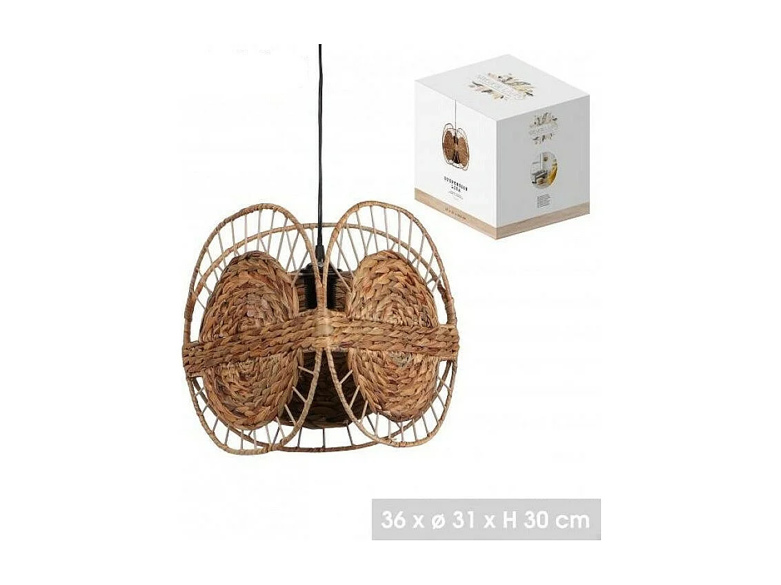 IDTENDANCEDECO SUSPENSION LISA PM EN JACINTHE D'EAU 36X31XH30CM