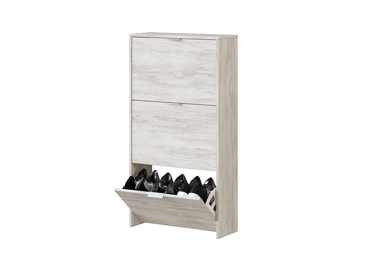 Meuble à chaussures avec 3 abattants Zapateros - L60 cm