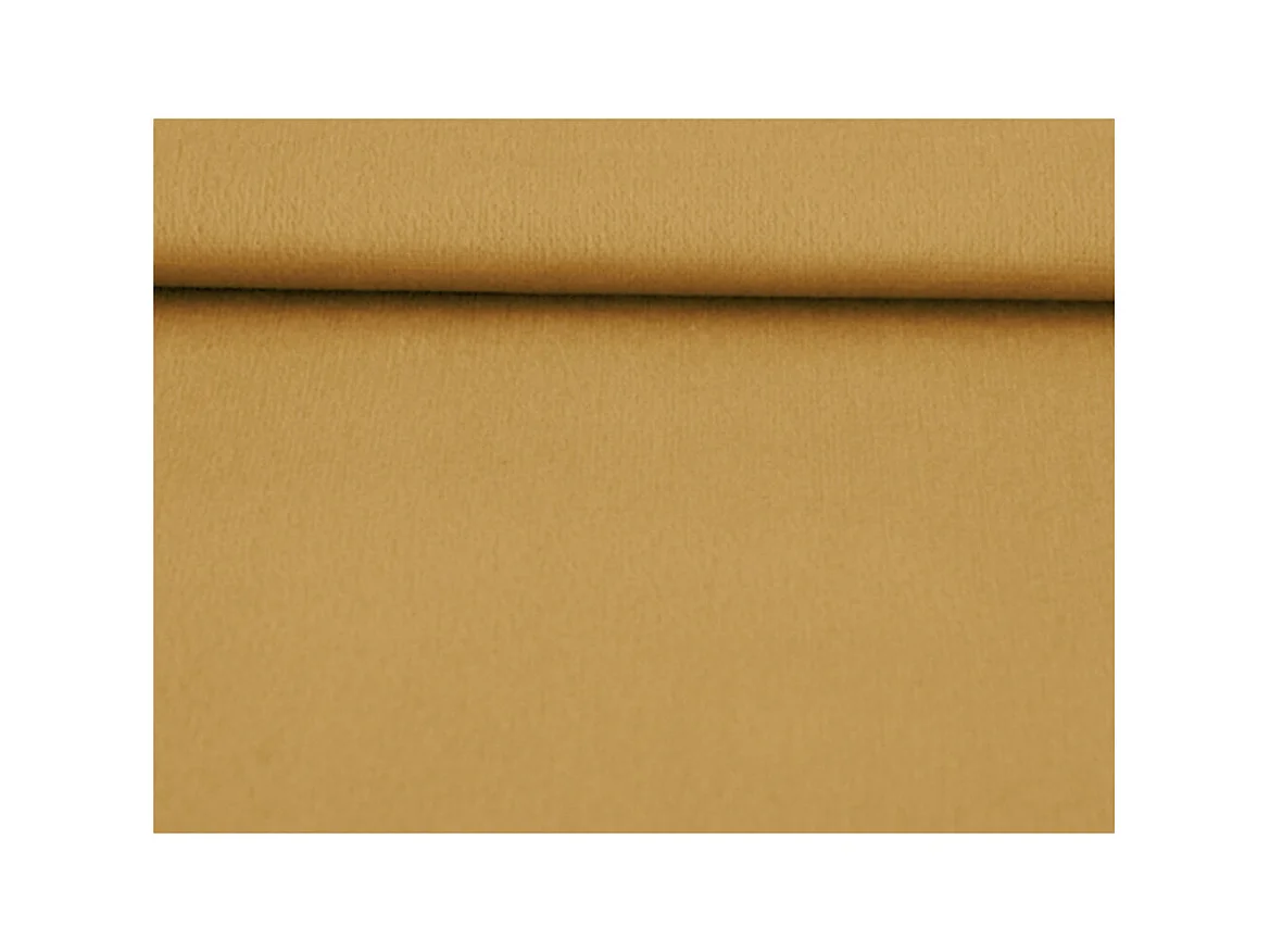 Canapé d'angle 4 places Caelia Réversible et Convertible avec coffre en velours - Moutarde - L250 x P180 x H79cm - Loungitude