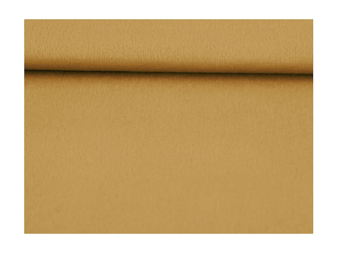 Canapé d'angle 4 places Caelia Réversible et convertible avec coffre en velours - Moutarde - L250 x P180 x H79cm - Loungitude