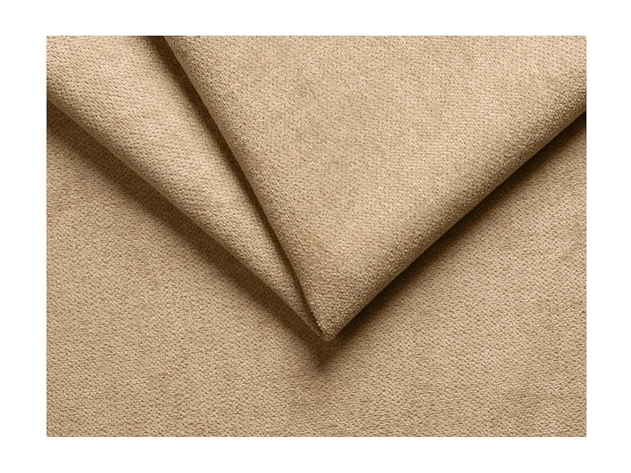 Canapé de relaxation manuel 2 places en tissu Bona - Beige - L154 x 90 x 100cm - Loungitude