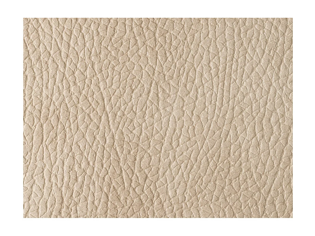 Fauteuil de relaxation manuel Bona en tissu imitation cuir - Beige - L97 x 90 x 100cm - Loungitude