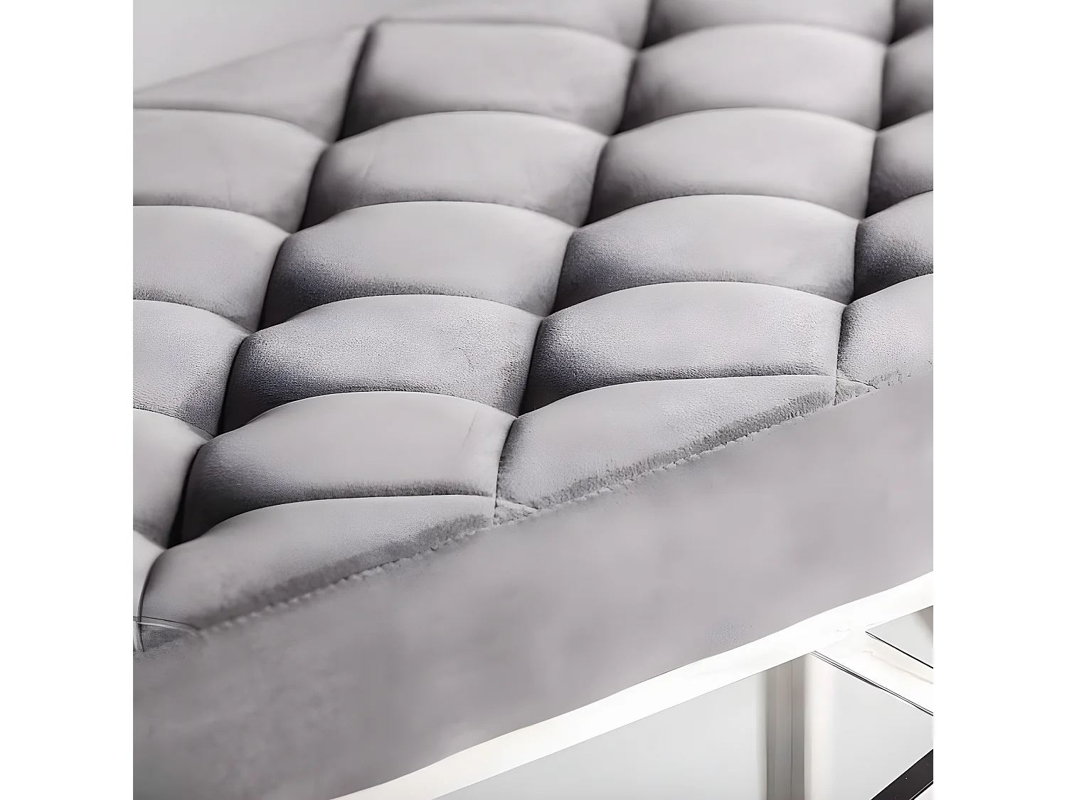 Banqueta  Modelo Manhattan Acabado En Gris De