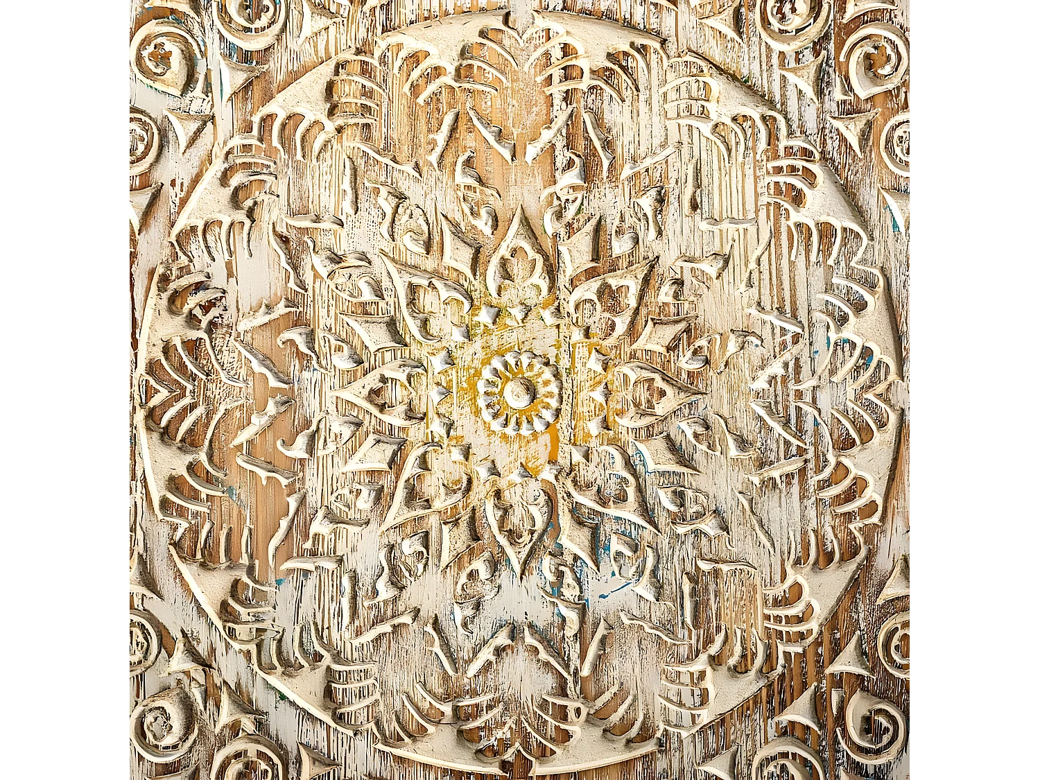 Juego De 2 Mesas Circulares  Modelo Jaipur  De   En Beige