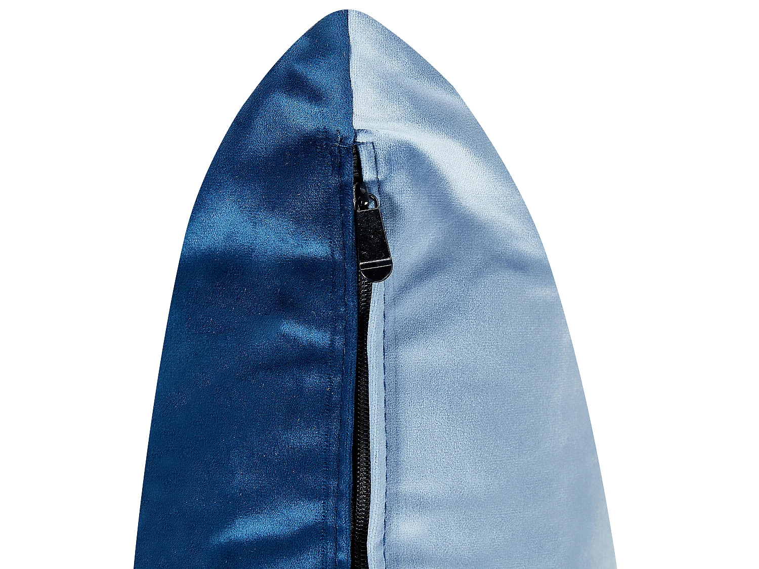 Chaise longue côté gauche GONESSE Velours Bleu