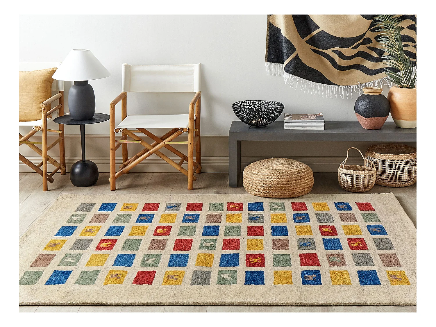 Tapis MURATLI Multicolore 160 x 230 cm Laine Tapis persan