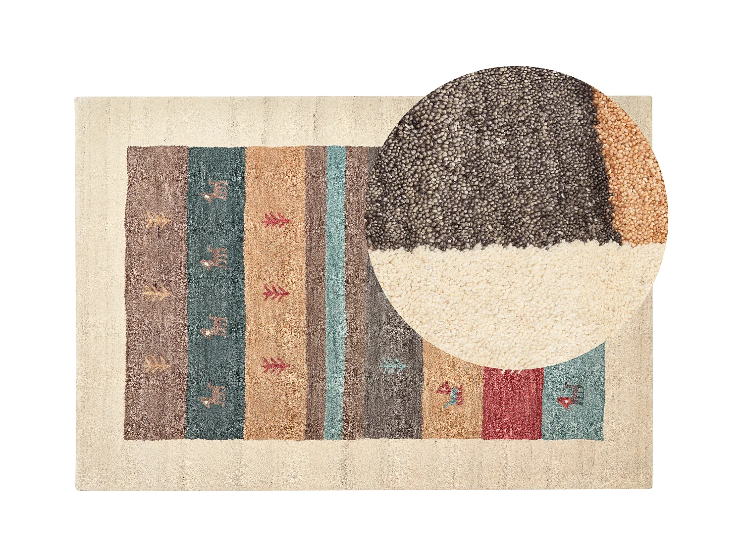 Tapis SARILAR Multicolore 140 x 200 cm Laine Tapis persan