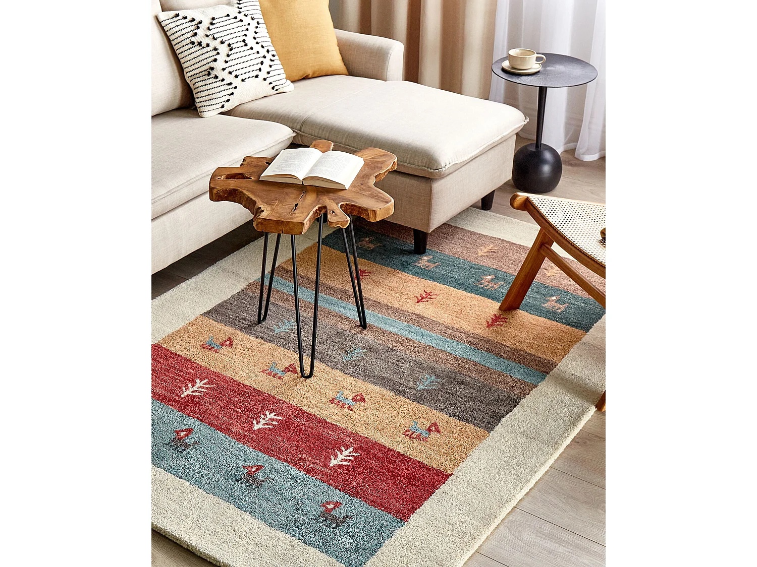 Tapis SARILAR Multicolore 140 x 200 cm Laine Tapis persan