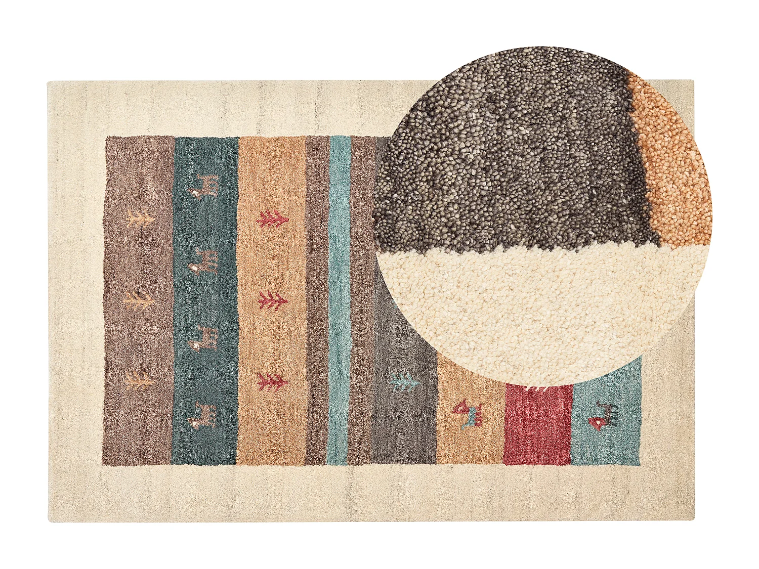 Tapis SARILAR Multicolore 140 x 200 cm Laine Tapis persan