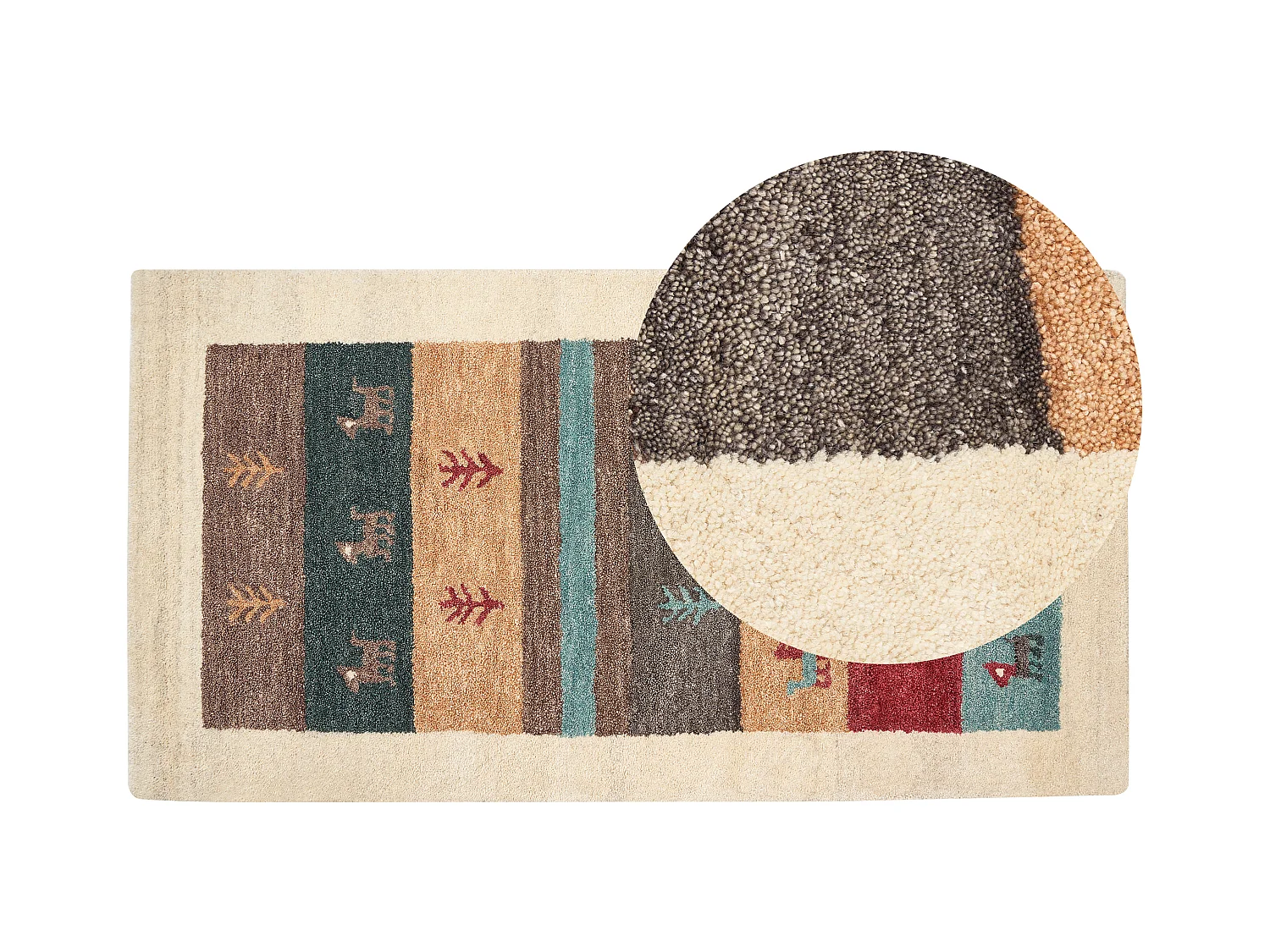 Tapis SARILAR Multicolore 80 x 150 cm Laine Tapis persan