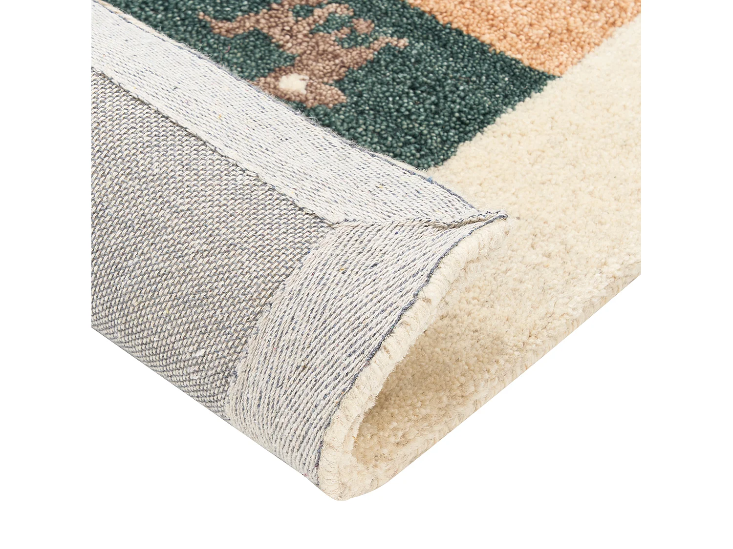 Tapete Gabbeh em lã multicolor 80 x 150 cm SARILAR