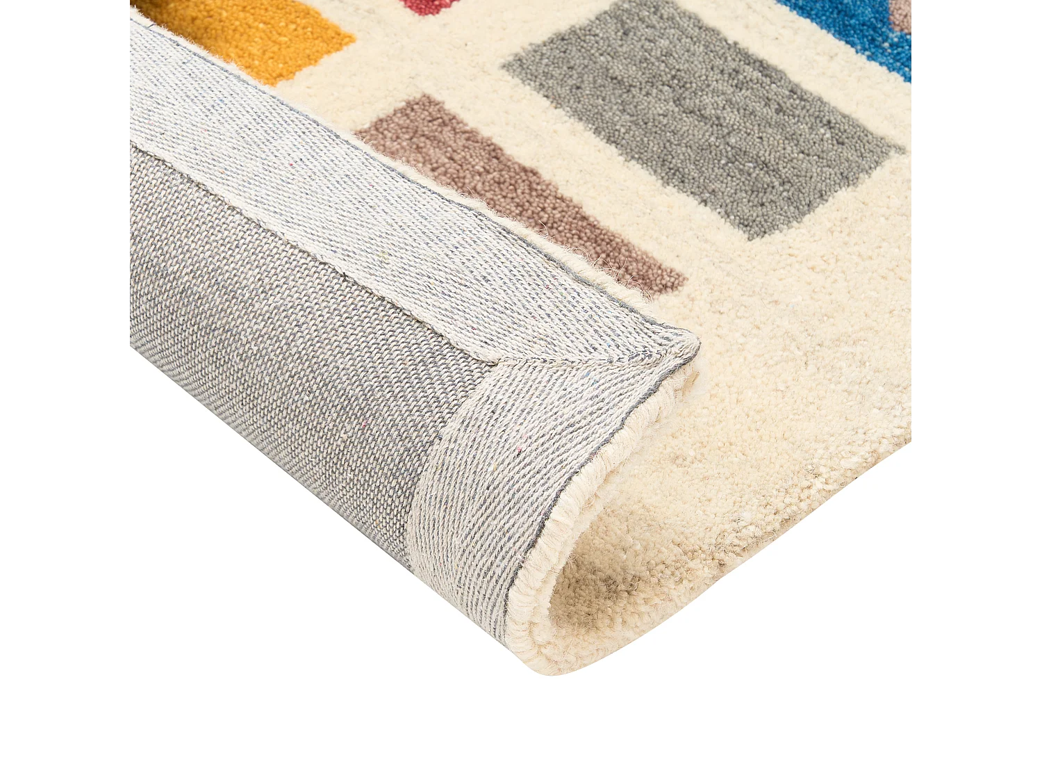 Tapete Gabbeh em algodão multicolor 140 x 200 cm MURATLI