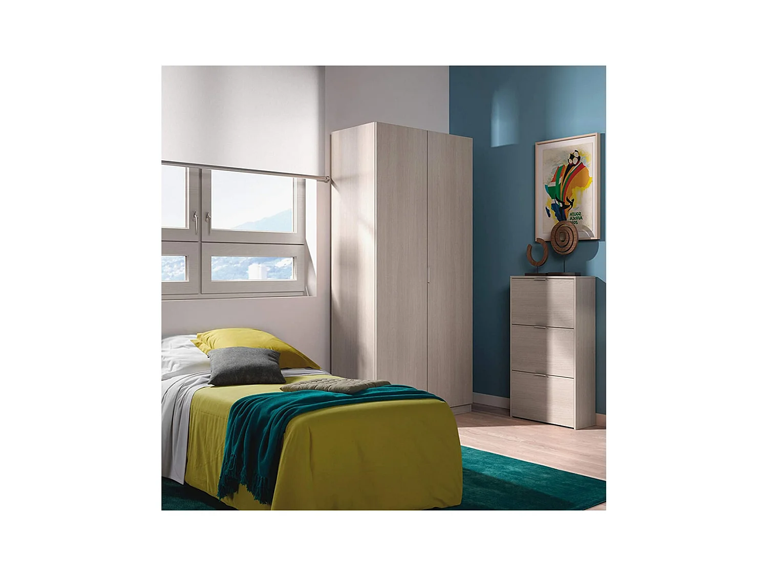 Schuhschrank 3 Klappen Zapateros - L60 cm