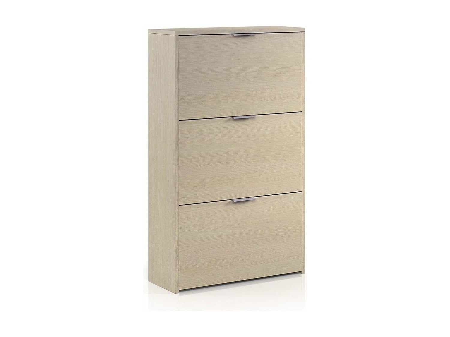 Meuble à chaussures NOLAN 3 abattants (18 Paires) L60cm x H113cm - Bois