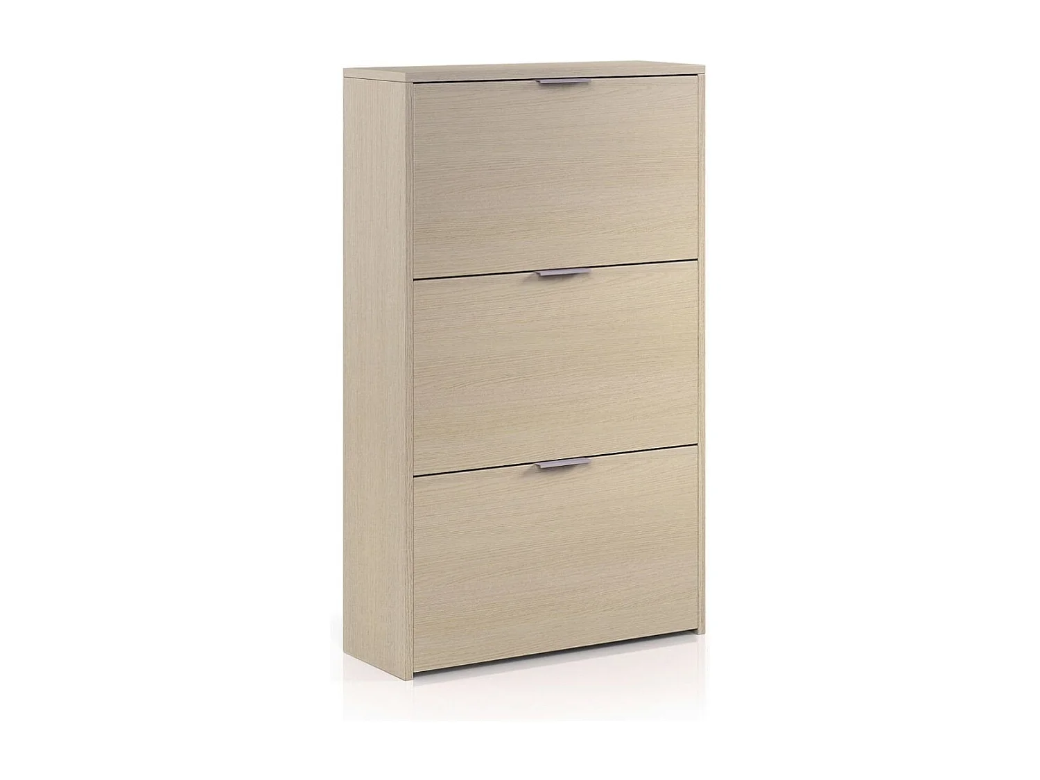 Meuble à chaussures NOLAN 3 abattants (18 Paires) L60cm x H113cm - Bois