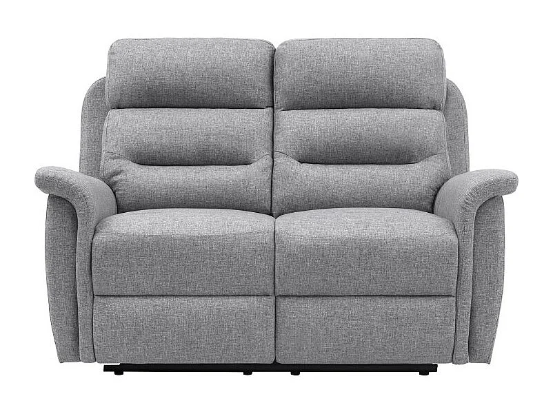 Canapé de Relaxation 2 places en Tissu Gris Léon - Gris clair - Loungitude