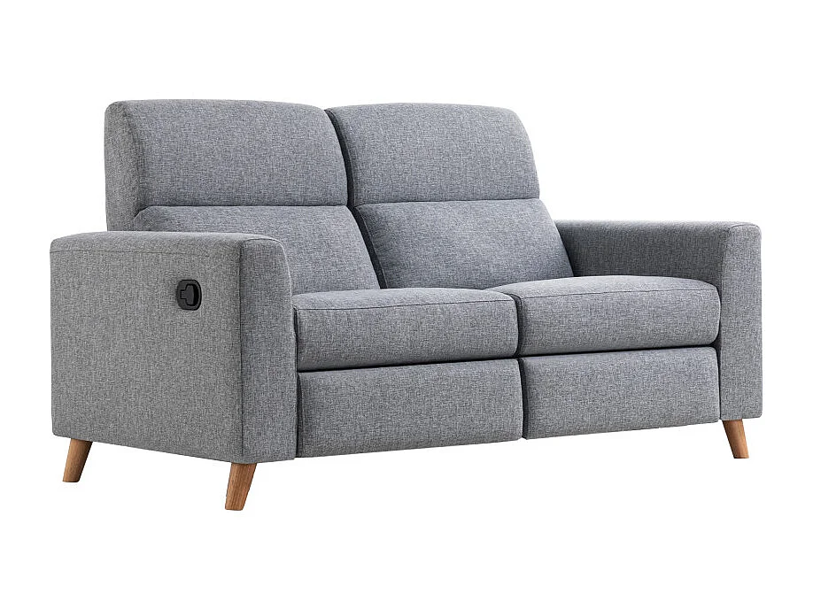 Canapé de Relaxation 2 places Bertie style Scandinave - L162 x 86 x 96cm - Loungitude