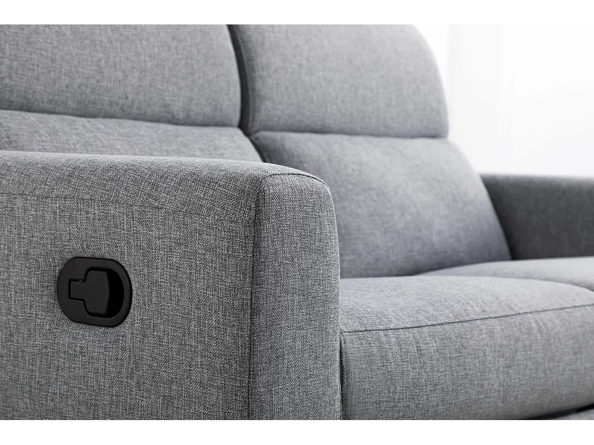 Canapé de Relaxation 2 places Bertie style Scandinave - L162 x 86 x 96cm - Loungitude