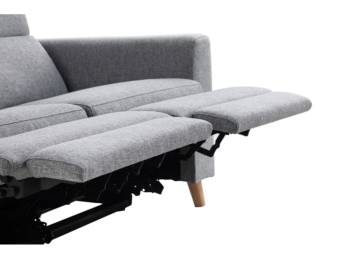 Canapé de Relaxation 2 places Bertie style Scandinave - L162 x 86 x 96cm - Loungitude