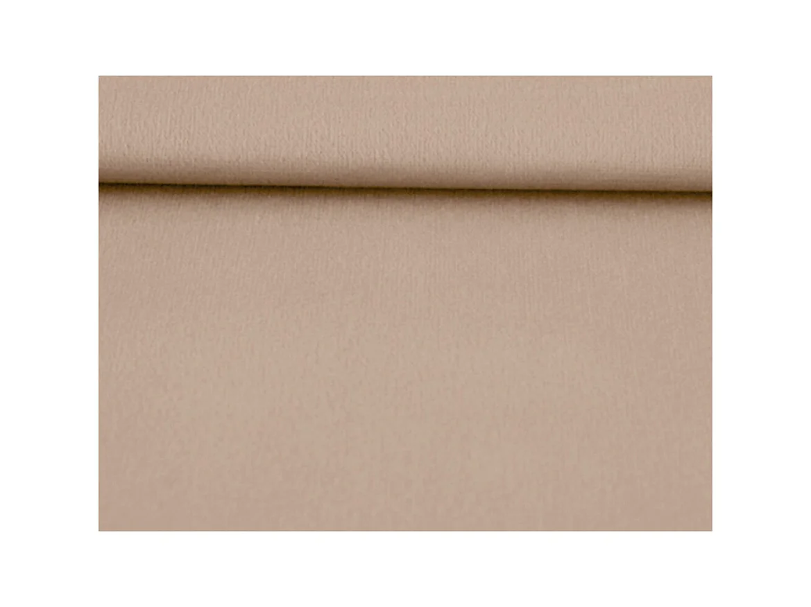 Canapé d'angle 3 places Maria réversible et convertible avec coffre en velours - Grège - L227 x P146 x H81cm - Loungitude