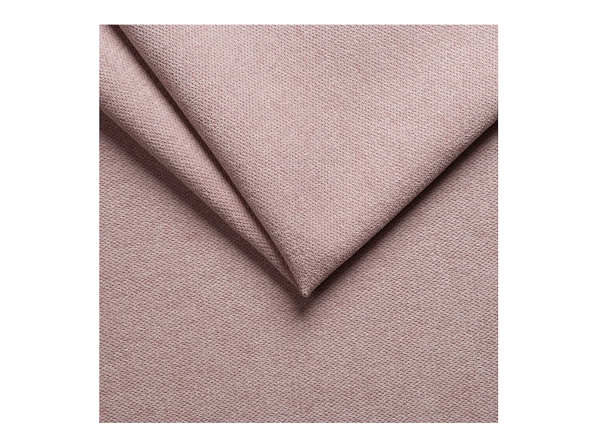 Canapé d'angle convertible 4 places avec coffre en tissu rose MARIA
