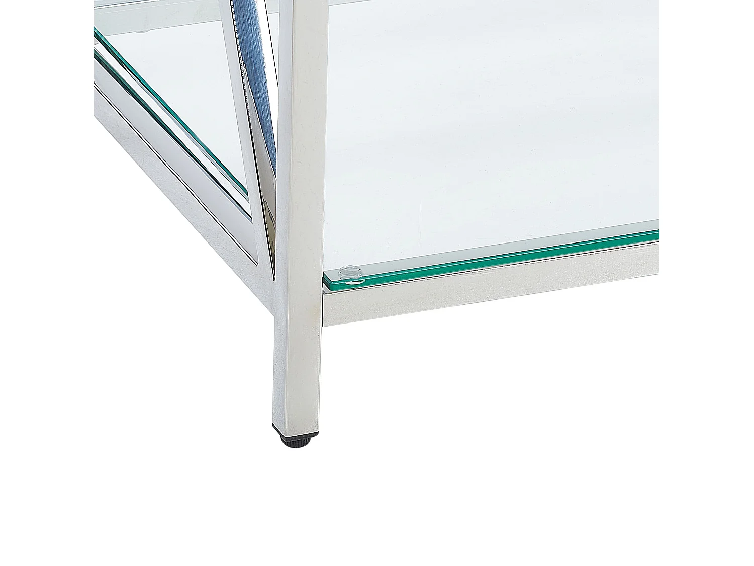 Consoletafel AUDET Veiligheidsglas Zilver