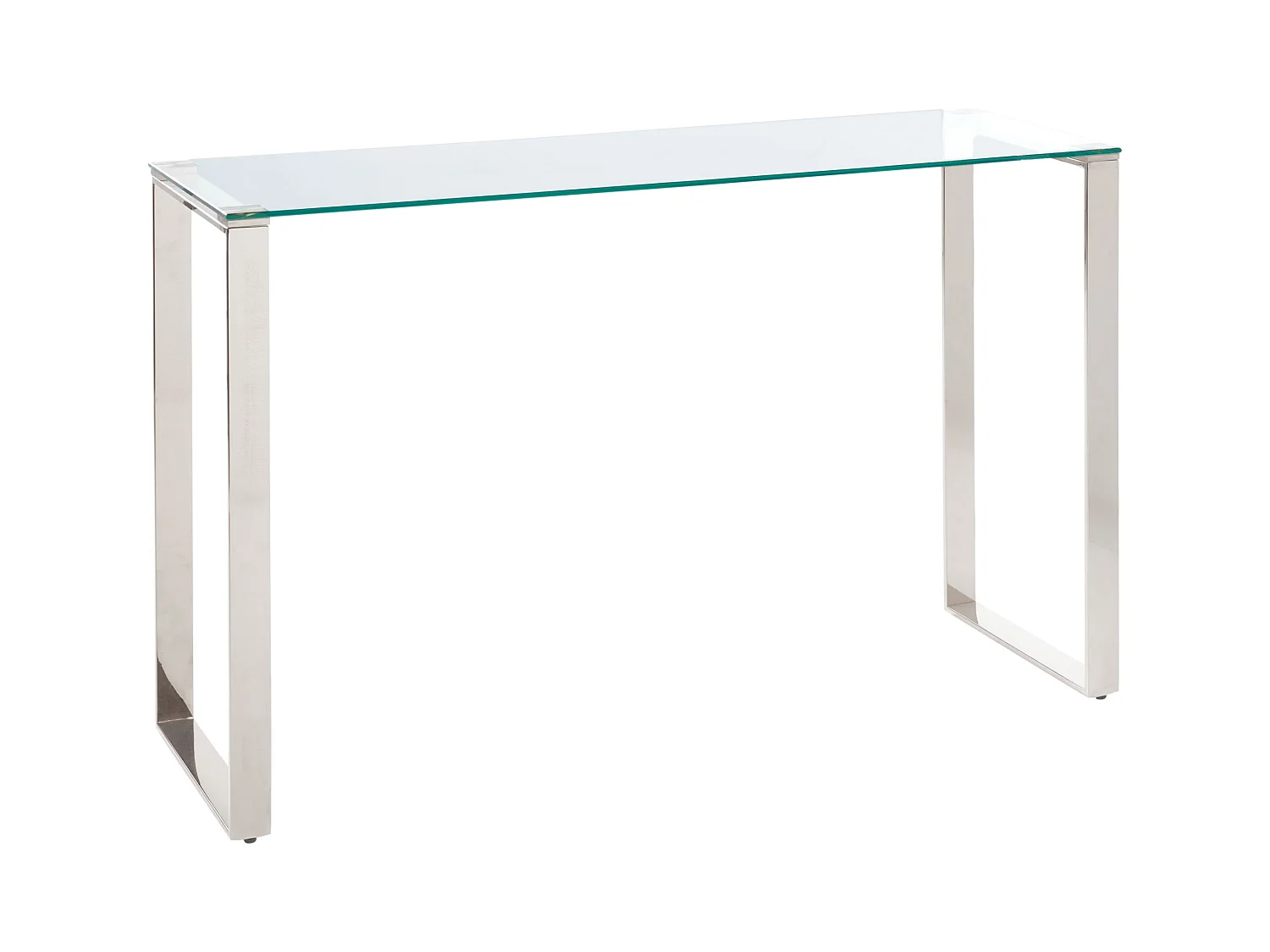 Console TILON Verre de sécurité Argenté