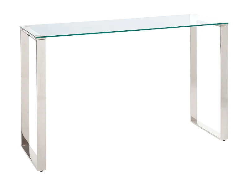 Console TILON Verre de sécurité Argenté