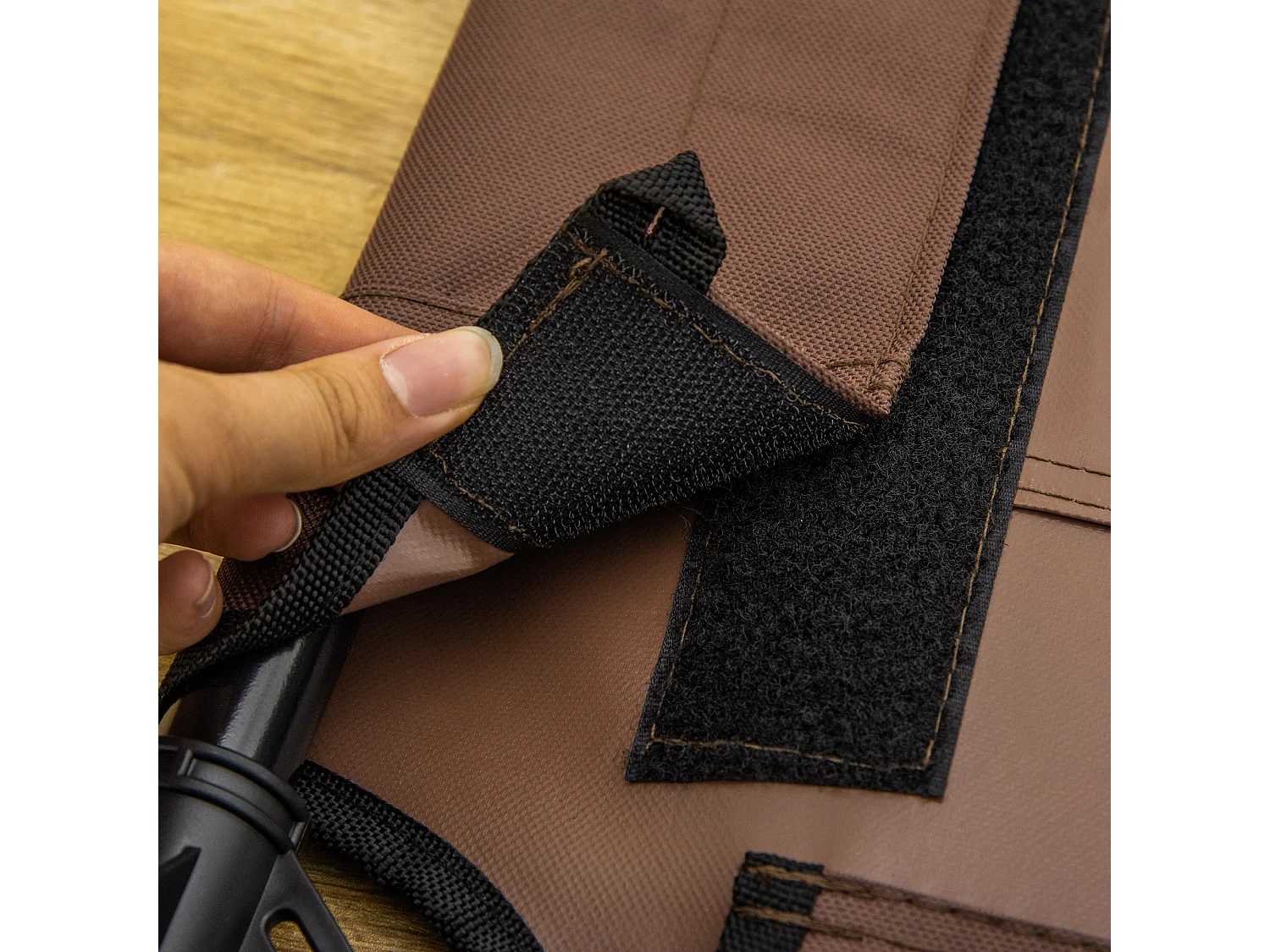 Lit sur pieds pour chien chat lit de camp animal lit surélevé Oxford textilène micro-perforé dim. 92L x 76l x 18H cm marron