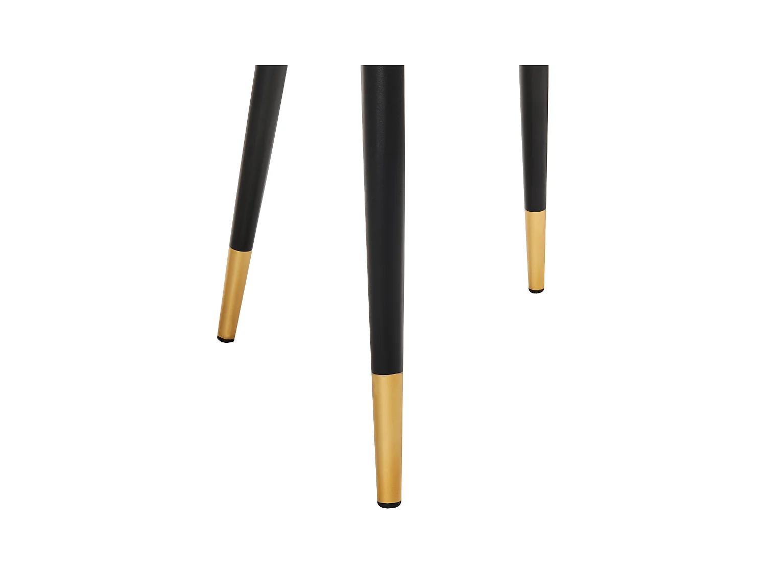 Lot de 2 chaises de salle à manger MAGALIA Velours Beige clair