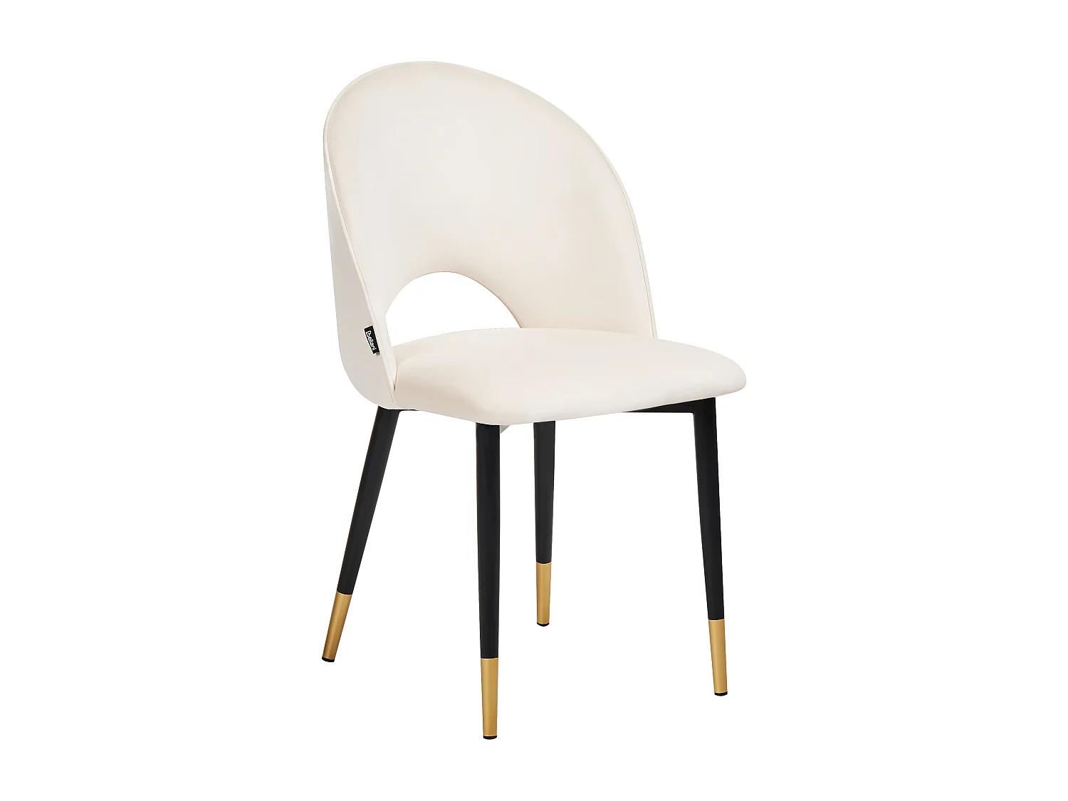 Lot de 2 chaises de salle à manger MAGALIA Velours Beige clair