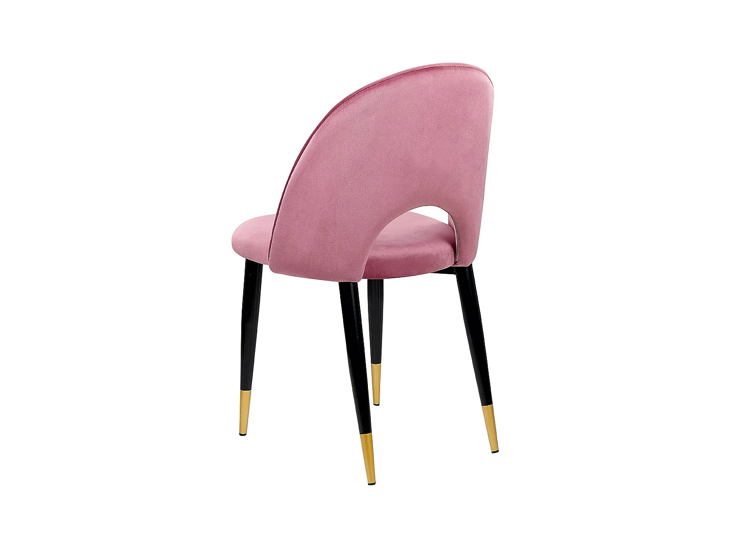 Lot de 2 chaises de salle à manger MAGALIA Velours Rose