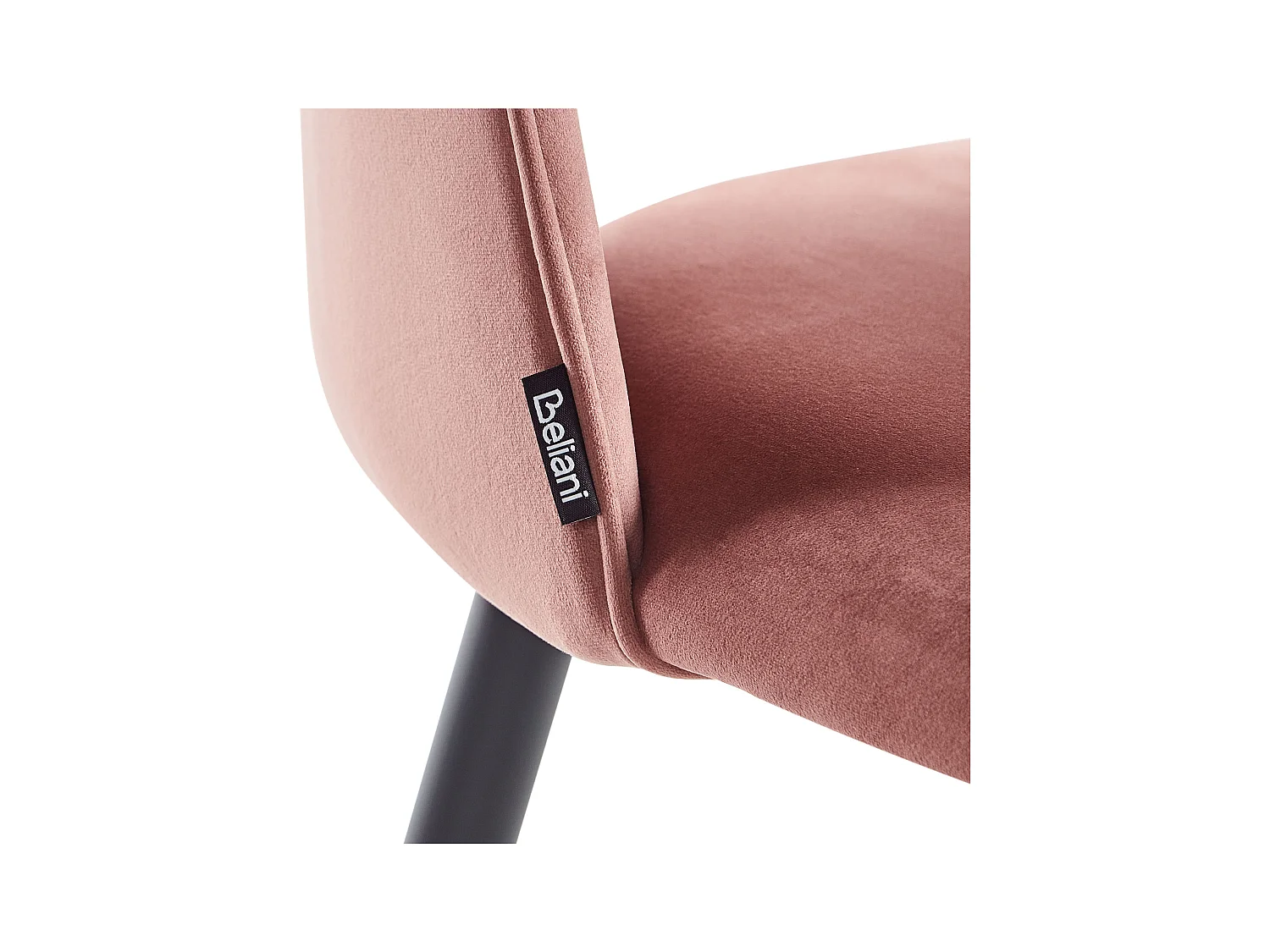 Lot de 2 chaises de salle à manger MAGALIA Velours Rose