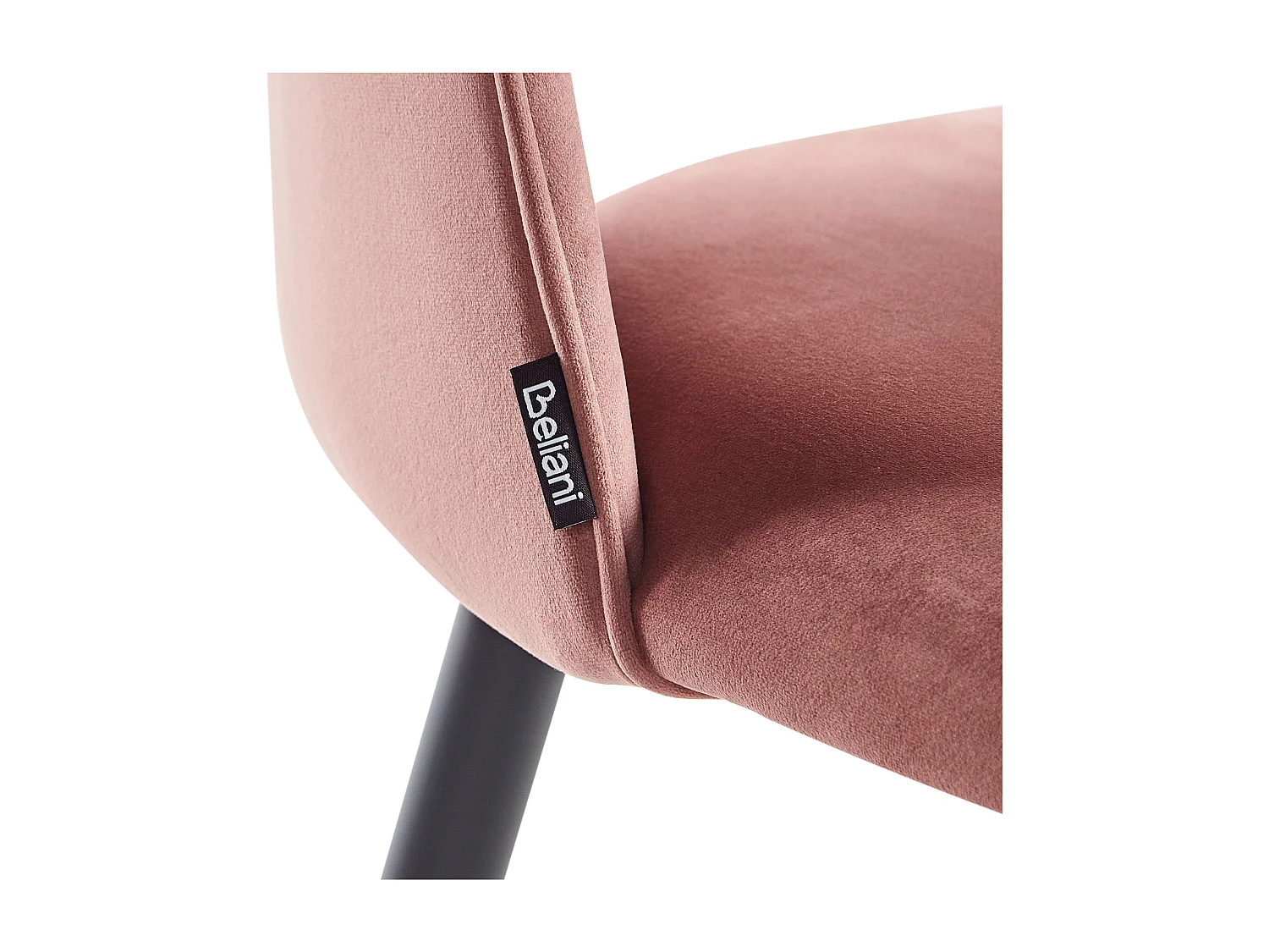 Lot de 2 chaises de salle à manger MAGALIA Velours Rose