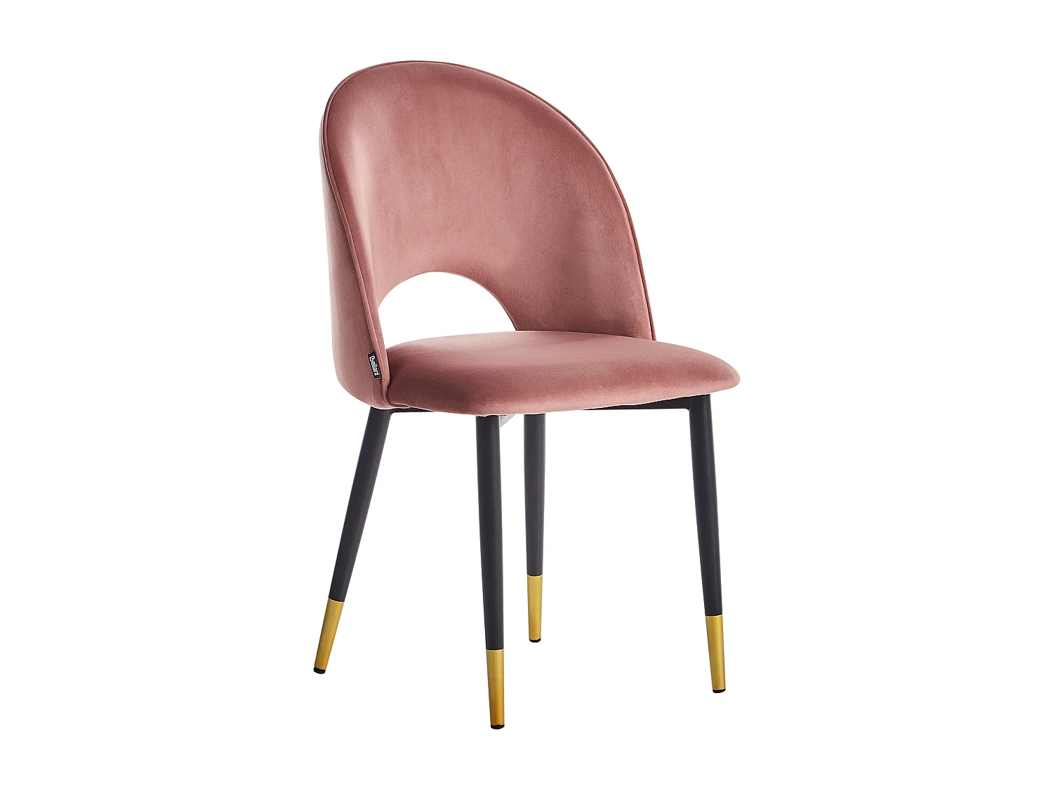 Lot de 2 chaises de salle à manger MAGALIA Velours Rose