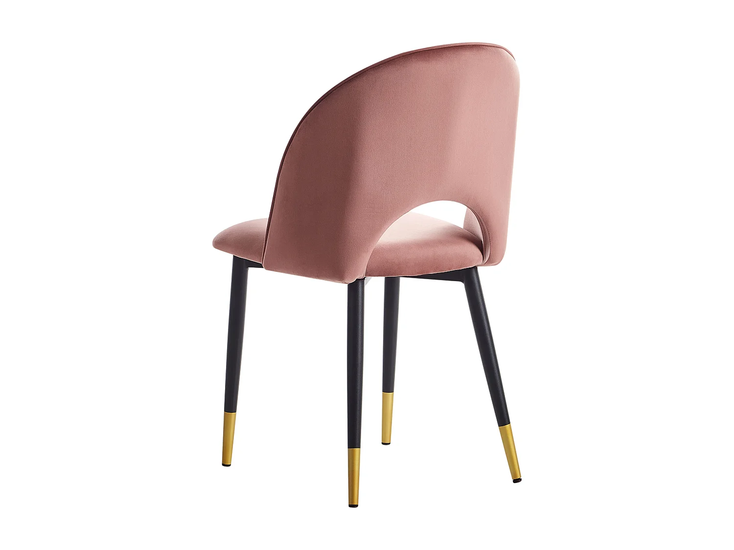 Lot de 2 chaises de salle à manger MAGALIA Velours Rose