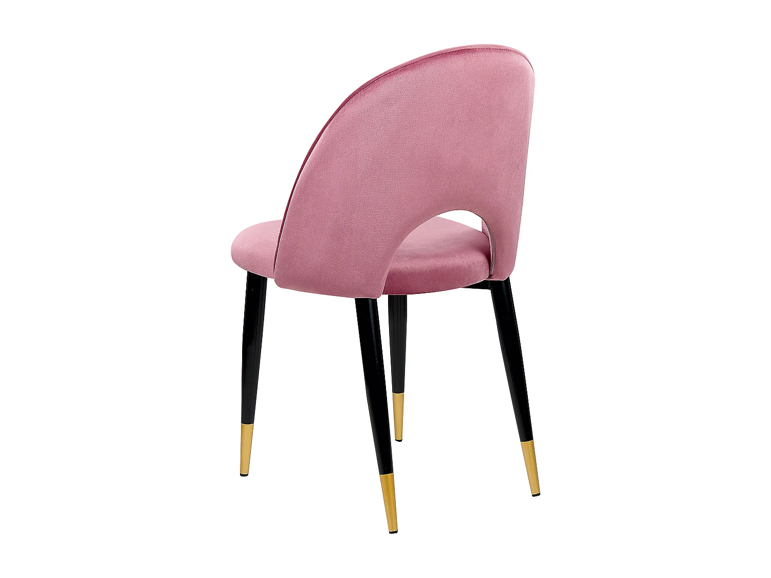 Lot de 2 chaises de salle à manger MAGALIA Velours Rose