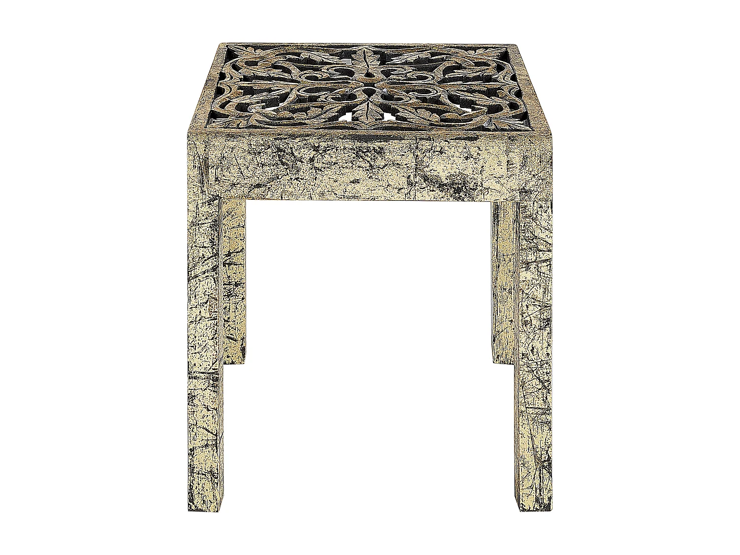 Bijzettafel PALASI Mangohout Goud