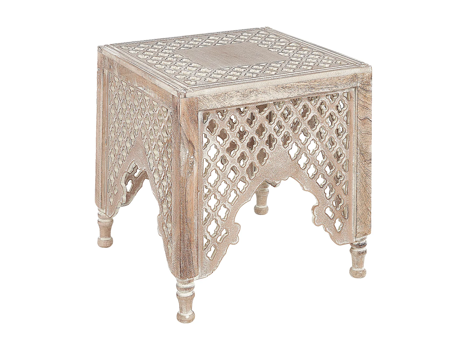 Tavolino KADMA Legno di mango Marrone chiaro