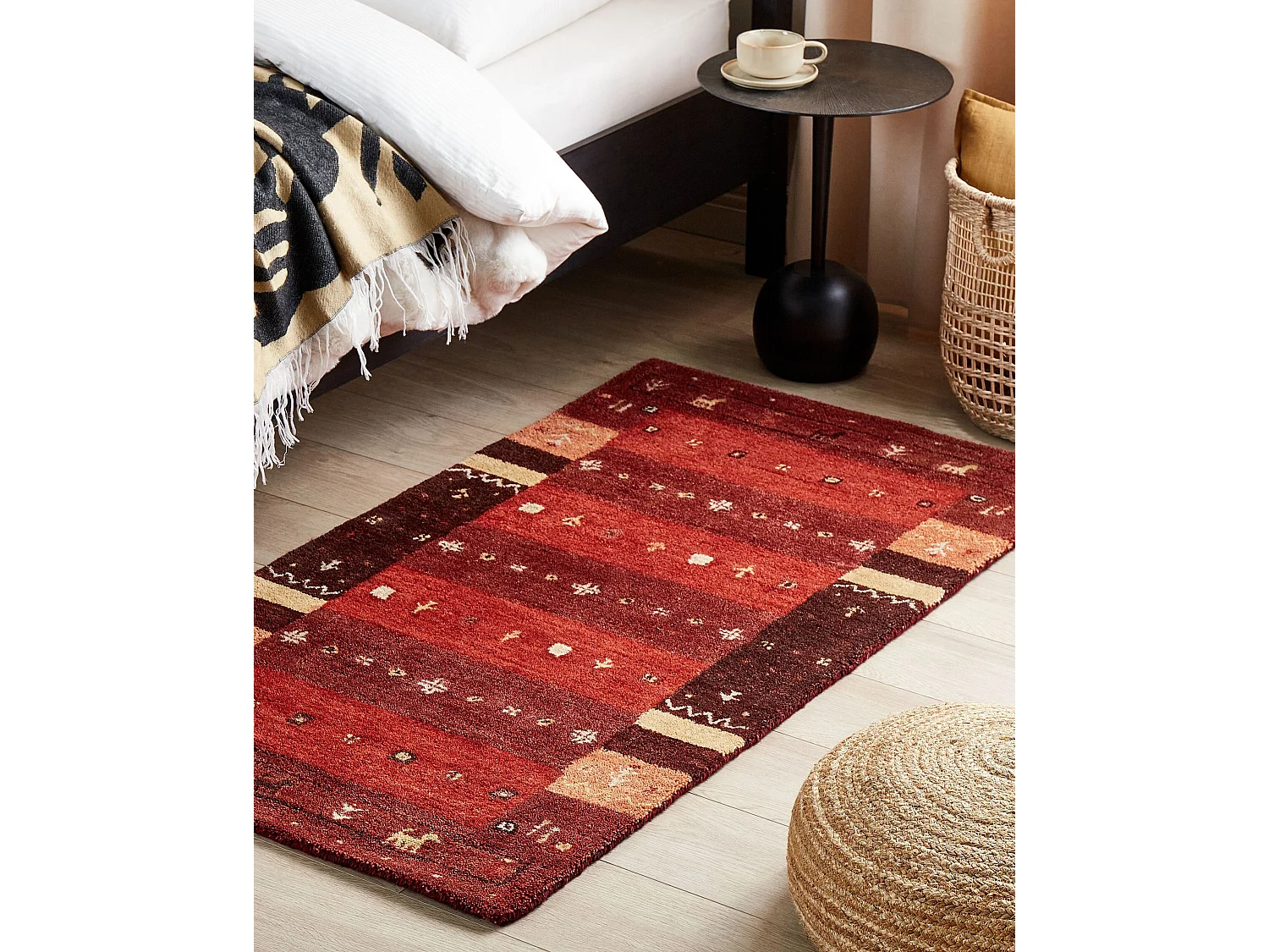 Tapis SINANLI Multicolore 80 x 150 cm Laine Tapis persan